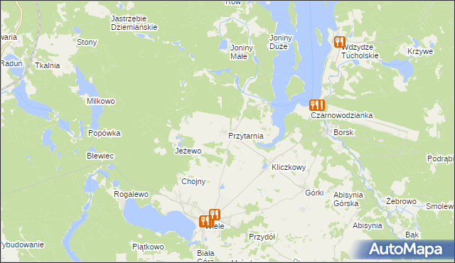 mapa Przytarnia, Przytarnia na mapie Targeo