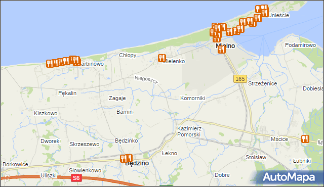 mapa Radzichowo, Radzichowo na mapie Targeo