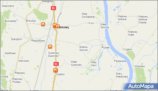 mapa Wielka Słońca, Wielka Słońca na mapie Targeo