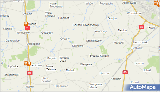 mapa Włosków, Włosków na mapie Targeo