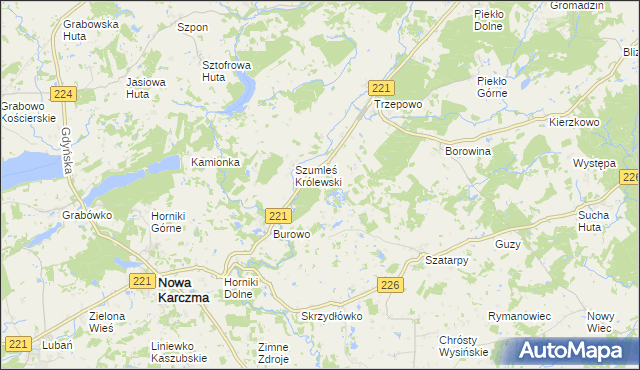 mapa Szumleś Szlachecki, Szumleś Szlachecki na mapie Targeo