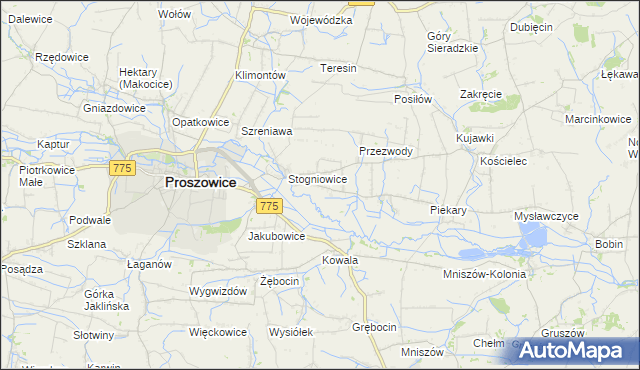mapa Górka Stogniowska, Górka Stogniowska na mapie Targeo