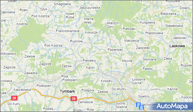 mapa Bałażówka, Bałażówka na mapie Targeo