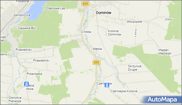 mapa Głuszczyzna gmina Głusk, Głuszczyzna gmina Głusk na mapie Targeo