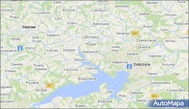 mapa Stojowice, Stojowice na mapie Targeo