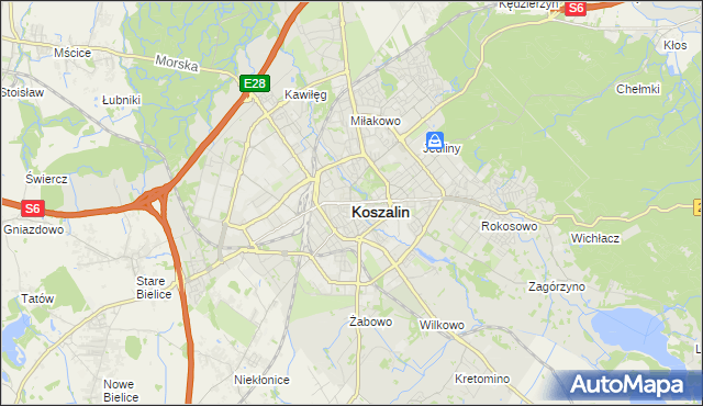 mapa koszalina samochodowa Giełda Samochodowa w Koszalinie :: Motoryzacja na mapie Targeo