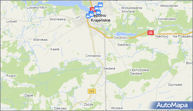 mapa Grochowiec, Grochowiec na mapie Targeo