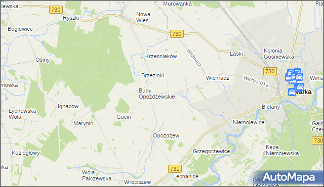 mapa Kazimierków, Kazimierków na mapie Targeo