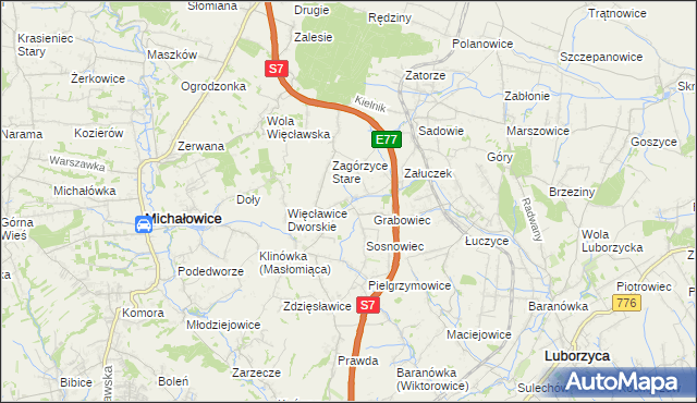 mapa Sieborowice, Sieborowice na mapie Targeo
