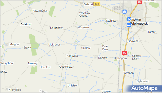 mapa Skałów, Skałów na mapie Targeo