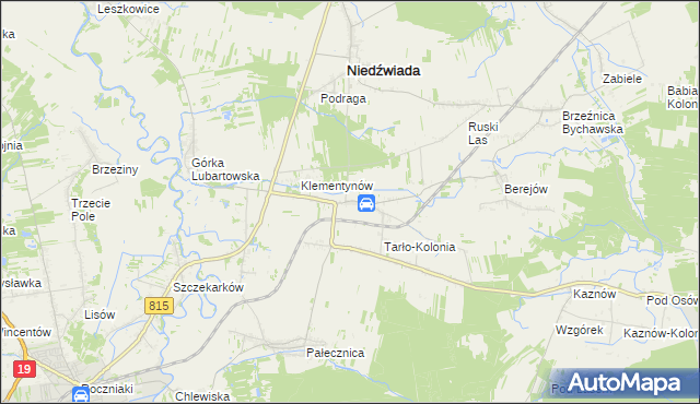 mapa Tarło, Tarło na mapie Targeo
