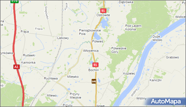 mapa Pieniążkowo, Pieniążkowo na mapie Targeo