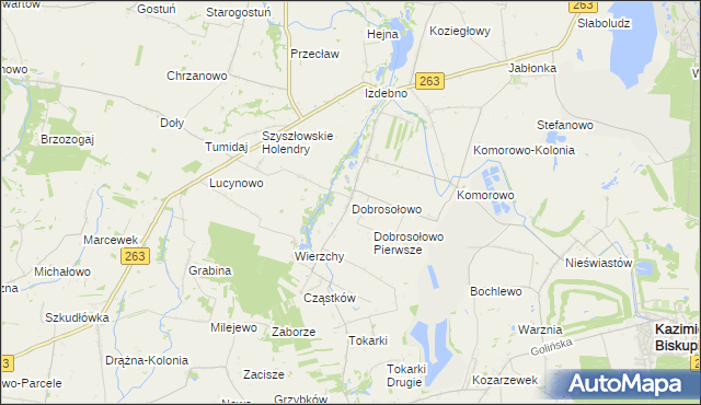 mapa Dobrosołowo, Dobrosołowo na mapie Targeo