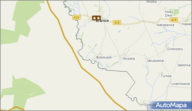 mapa Boboluszki, Boboluszki na mapie Targeo