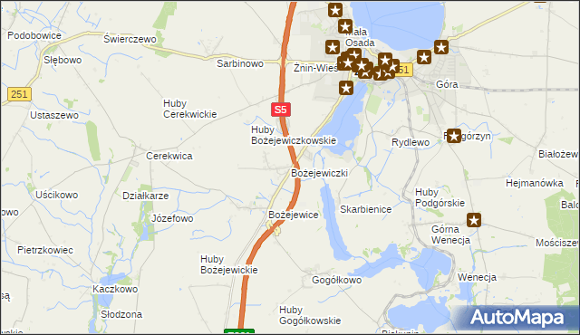 mapa Bożejewiczki, Bożejewiczki na mapie Targeo