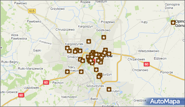 mapa Ciechanów, Ciechanów na mapie Targeo