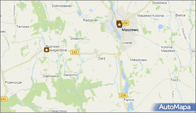 mapa Darż, Darż na mapie Targeo