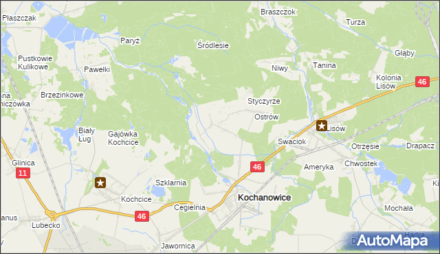 mapa Lubockie, Lubockie na mapie Targeo