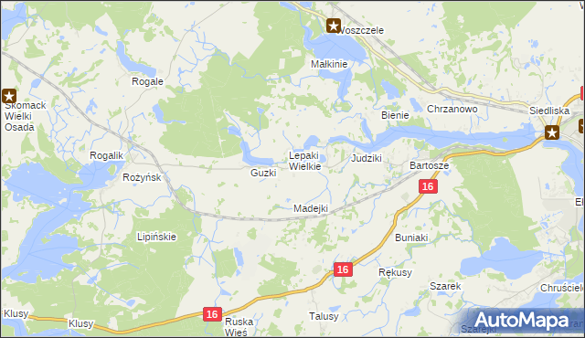 mapa Mołdzie, Mołdzie na mapie Targeo