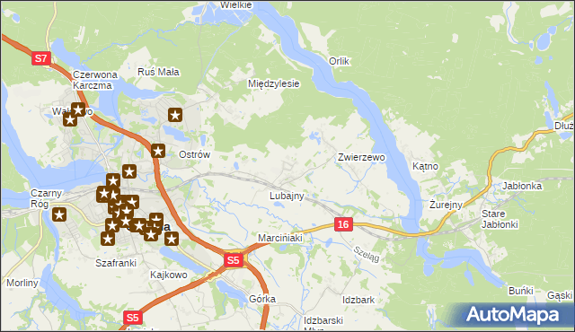 mapa Nowe Siedlisko, Nowe Siedlisko na mapie Targeo