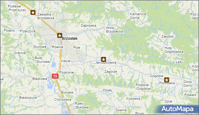 mapa Opacionka, Opacionka na mapie Targeo