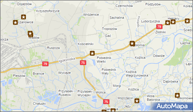 mapa Pobiednik Wielki, Pobiednik Wielki na mapie Targeo