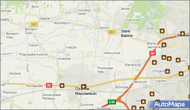mapa Strzykuły, Strzykuły na mapie Targeo