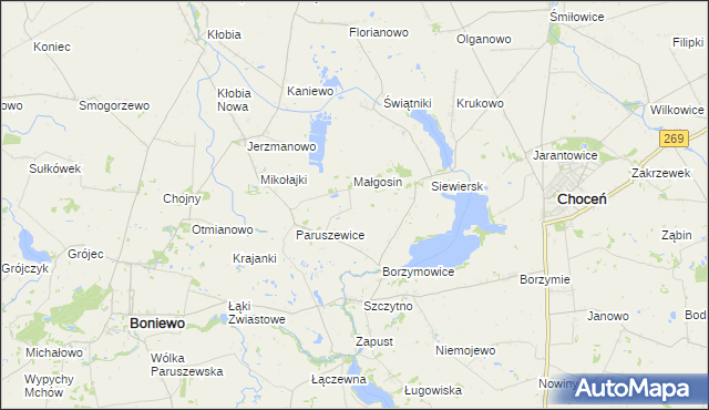 mapa Czuple, Czuple na mapie Targeo