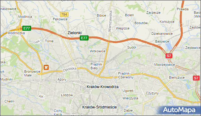 mapa Górka Narodowa, Górka Narodowa na mapie Targeo