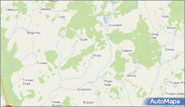mapa Gruzy, Gruzy na mapie Targeo