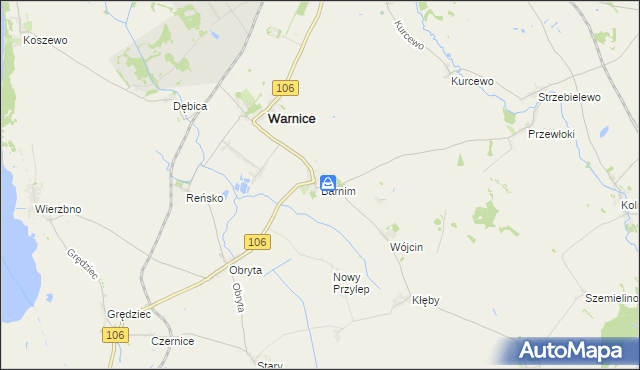 mapa Barnim, Barnim na mapie Targeo