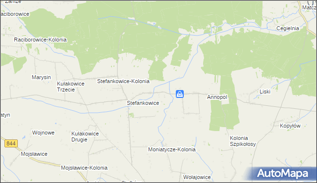 mapa Ubrodowice, Ubrodowice na mapie Targeo