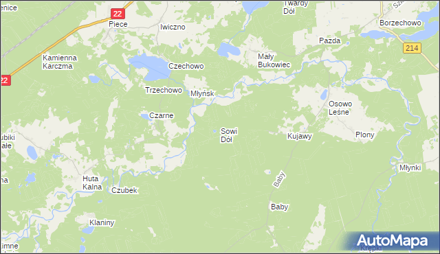 mapa Sowi Dół, Sowi Dół na mapie Targeo