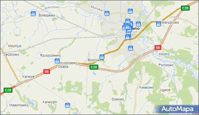 mapa Bobrowiczki, Bobrowiczki na mapie Targeo
