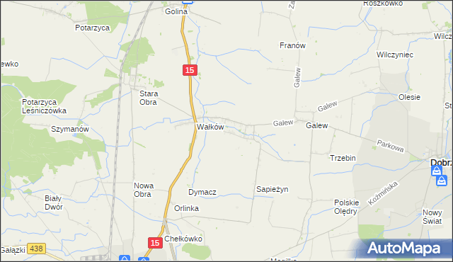 mapa Borzęcice, Borzęcice na mapie Targeo