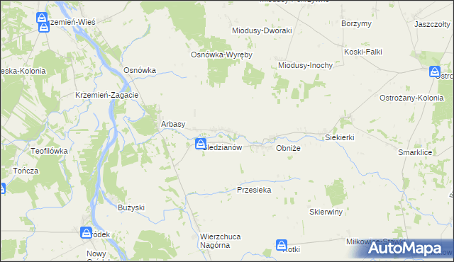 mapa Chechłowo, Chechłowo na mapie Targeo