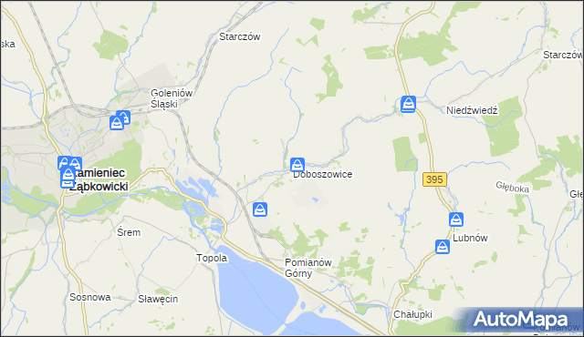 mapa Doboszowice, Doboszowice na mapie Targeo