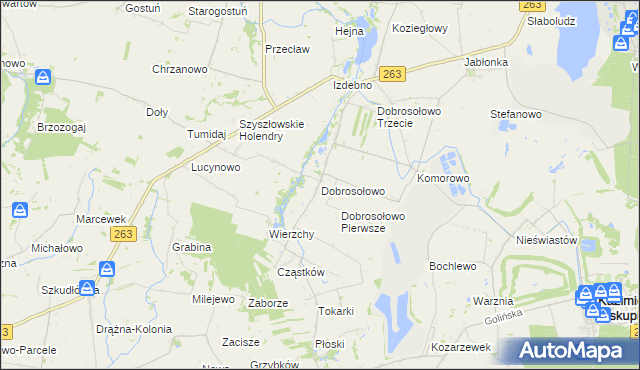 mapa Dobrosołowo, Dobrosołowo na mapie Targeo