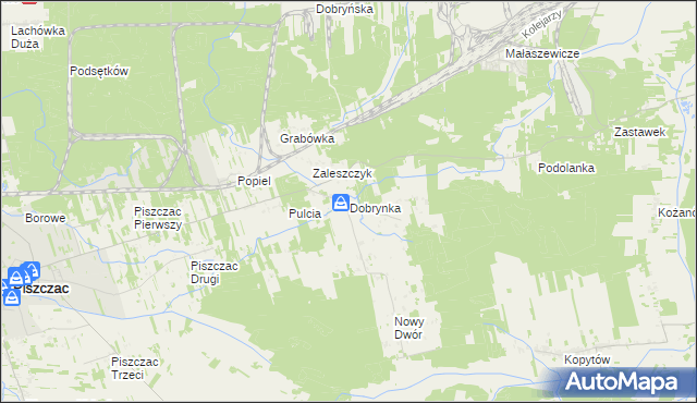 mapa Dobrynka, Dobrynka na mapie Targeo