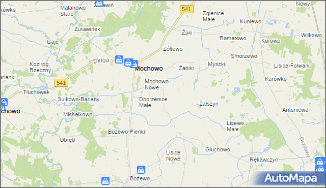 mapa Dobrzenice Duże, Dobrzenice Duże na mapie Targeo