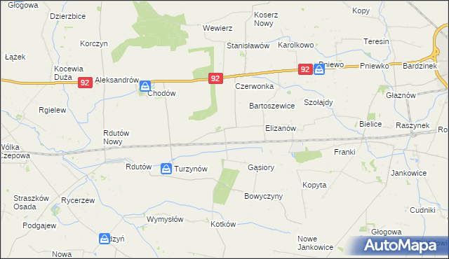 mapa Domaników, Domaników na mapie Targeo