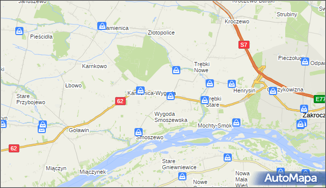 mapa Emolinek, Emolinek na mapie Targeo