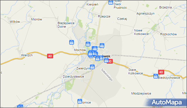 mapa Głogówek, Głogówek na mapie Targeo