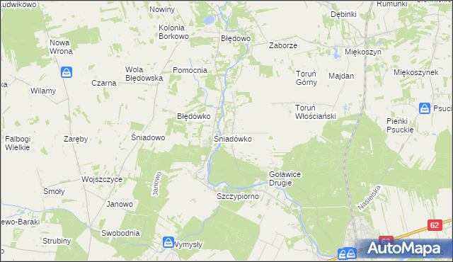 mapa Goławice Pierwsze, Goławice Pierwsze na mapie Targeo