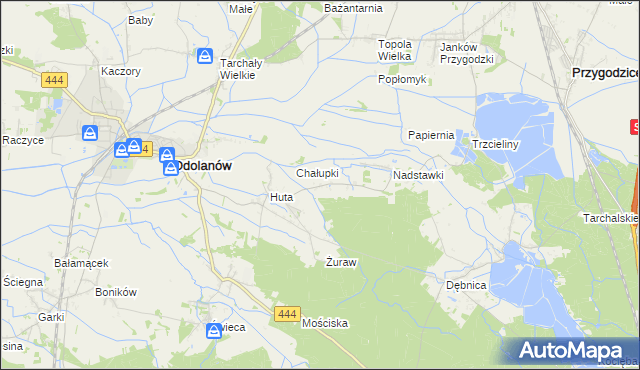 mapa Grochowiska gmina Odolanów, Grochowiska gmina Odolanów na mapie Targeo