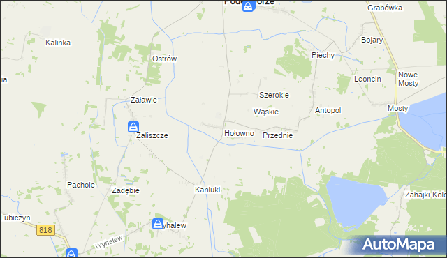 mapa Hołowno, Hołowno na mapie Targeo