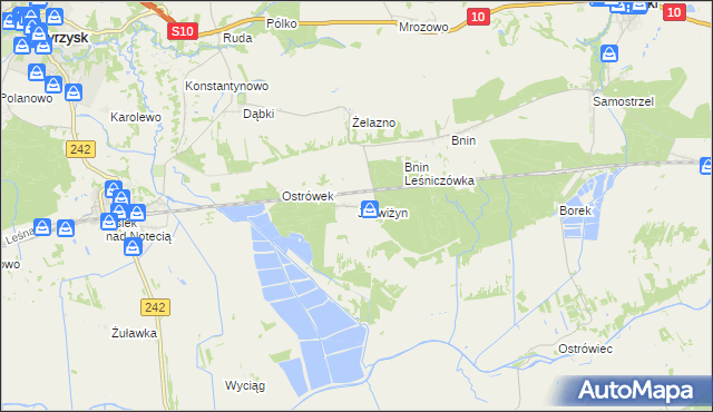 mapa Jadwiżyn gmina Sadki, Jadwiżyn gmina Sadki na mapie Targeo