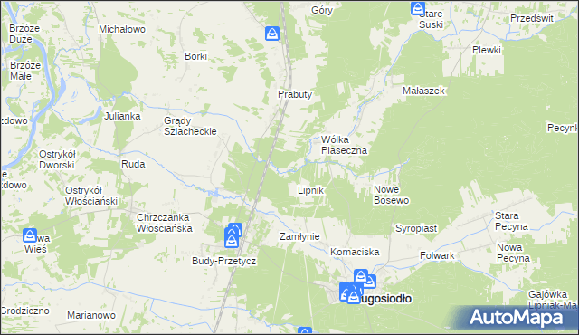 mapa Kabat, Kabat na mapie Targeo