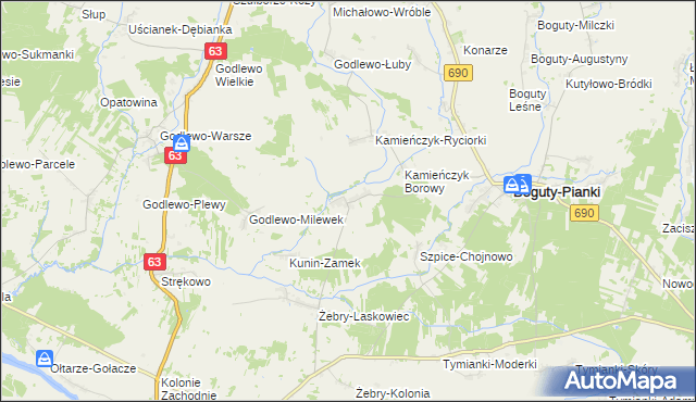 mapa Kamieńczyk Wielki, Kamieńczyk Wielki na mapie Targeo