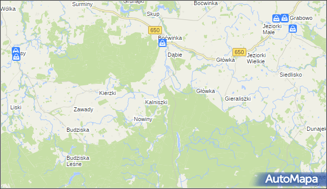 mapa Koniszki, Koniszki na mapie Targeo